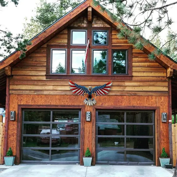 🔥Handmade Bald Eagle with Flag Wings